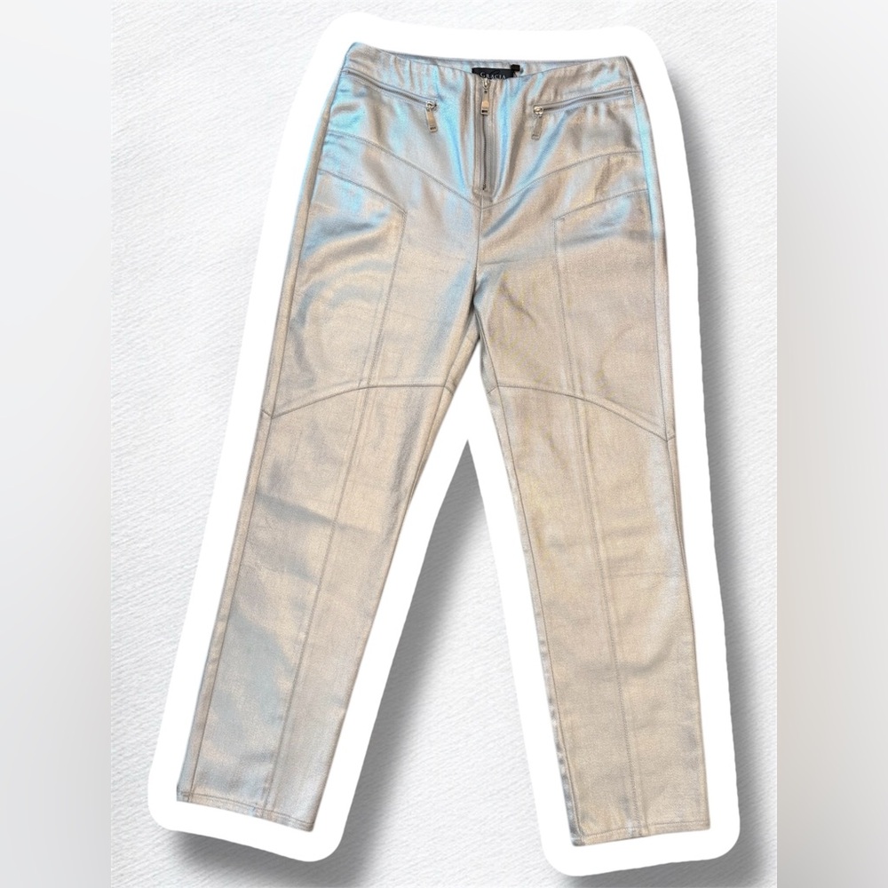 Gracia Silver Straight Leg Pants